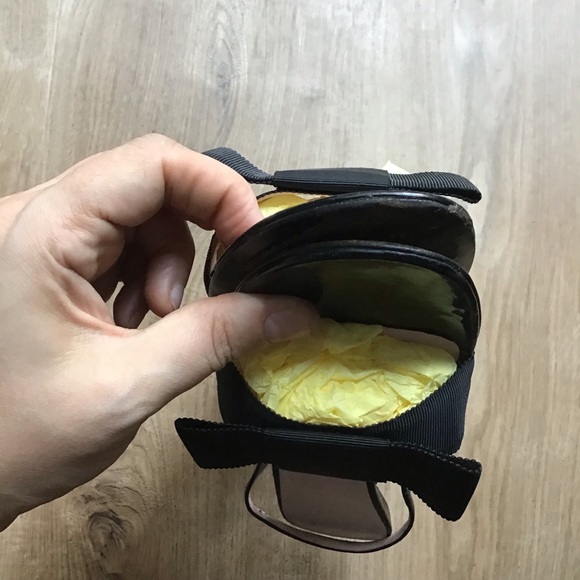 Vintage Celine Grosgrain Bow Heels - Picture 6 of 8